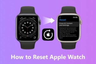 how to reset apple watch